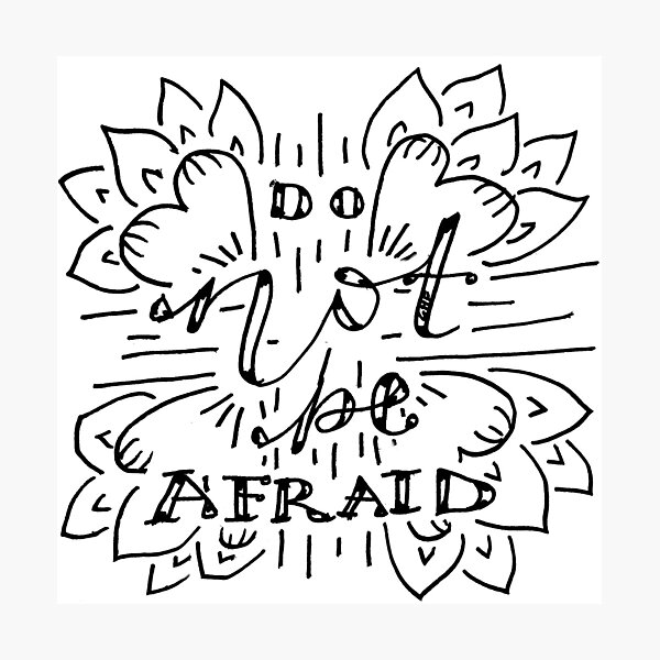 Item preview, Do not be afraid.  designed and sold by GRACEHOPEFORTUN.