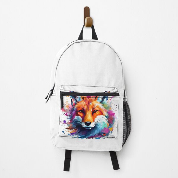 Item preview, Colorful abstractional fox with splash of paint designed and sold by Szkicerka.