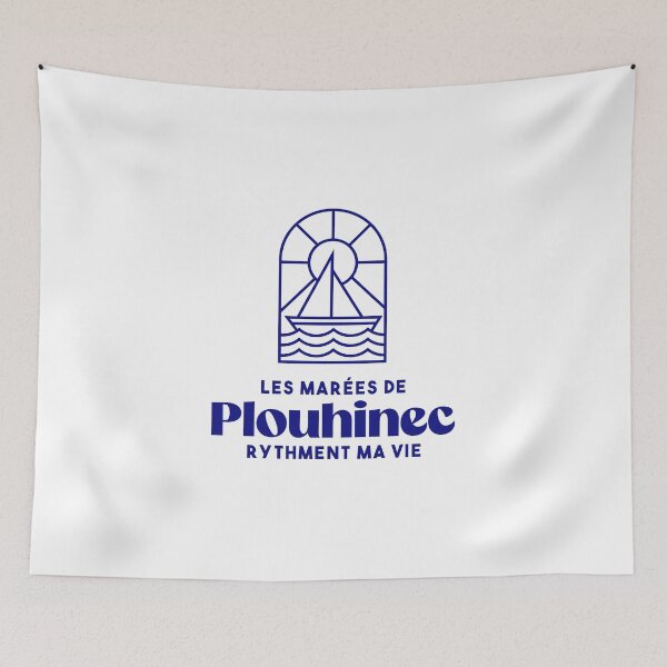 Item preview, Plouhinec the tides punctuate my life - Brittany Morbihan 56 BZH Sea designed and sold by Burning Dog.