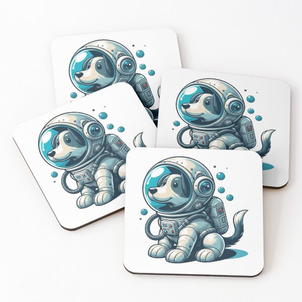 Item preview, Cute astronaut puppy, space dog designed and sold by wittyprinttop.