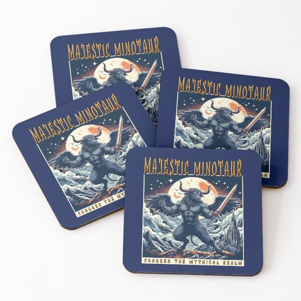 Item preview, "Majestic Minotaur: Conquer the Mythical Realm." designed and sold by LuharBrothers.