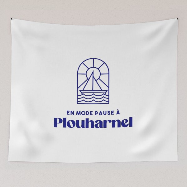 Item preview, Plouharnel in pause mode - Brittany Morbihan 56 BZH Sea designed and sold by Burning Dog.