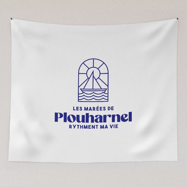 Item preview, Plouharnel the tides punctuate my life - Brittany Morbihan 56 BZH Sea designed and sold by Burning Dog.