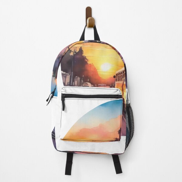 Item preview, Colorful Sunset Streetscape (703) designed and sold by WASjourney.