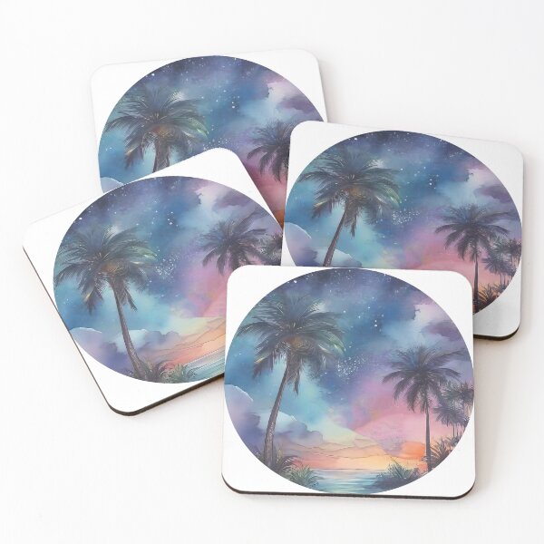 Item preview, Tropical Night Sky in Watercolor (704) designed and sold by WASjourney.