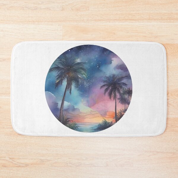 Item preview, Tropical Night Sky in Watercolor (704) designed and sold by WASjourney.
