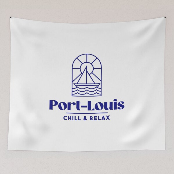 Item preview, Port Louis Chill & Relax - Brittany Morbihan 56 BZH Sea designed and sold by Burning Dog.