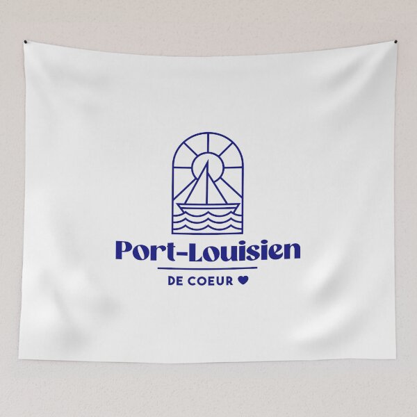 Item preview, Port Louisian at heart - Brittany Morbihan 56 BZH Sea designed and sold by Burning Dog.
