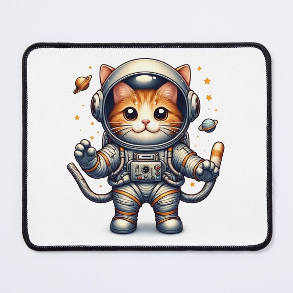 Item preview, Cute astronaut cat, space kitten designed and sold by wittyprinttop.