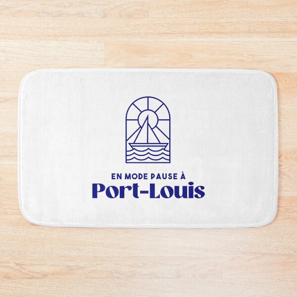 Item preview, Port Louis in pause mode - Brittany Morbihan 56 BZH Sea designed and sold by Burning Dog.