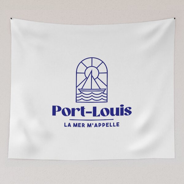 Item preview, Port Louis the sea calls me - Brittany Morbihan 56 BZH Sea designed and sold by Burning Dog.