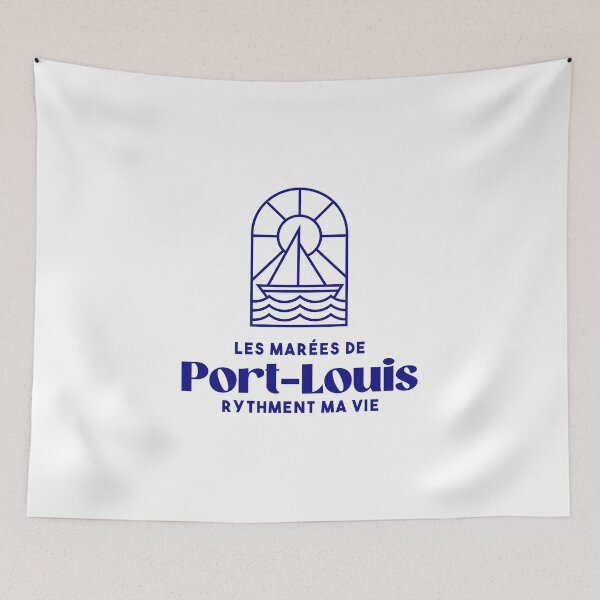 Item preview, Port Louis the tides punctuate my life - Brittany Morbihan 56 BZH Sea designed and sold by Burning Dog.