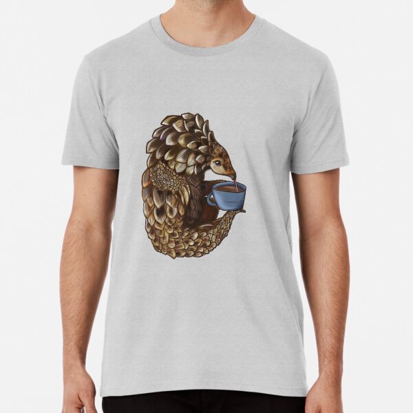 Tea with a pangolin Premium T-Shirt
