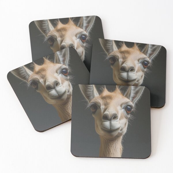 Item preview, Inquisitive Elegance: Lama Close-Up designed and sold by EtherealEchoes.