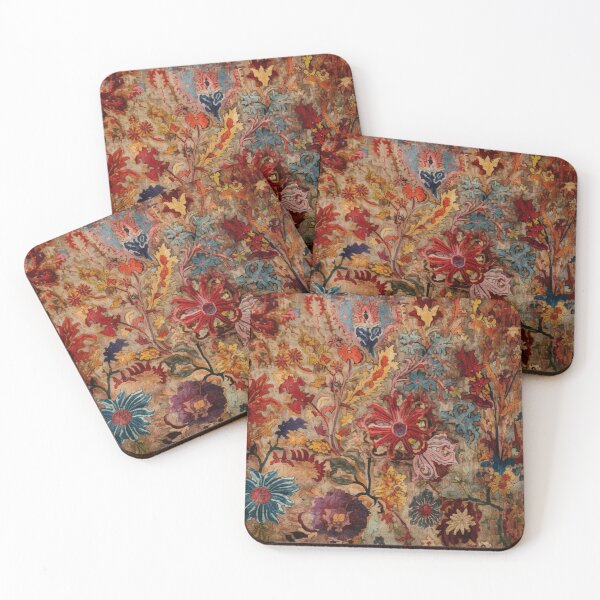 Item preview, Vintage Art Deco Floral Chinese Rug designed and sold by GrinGalore.