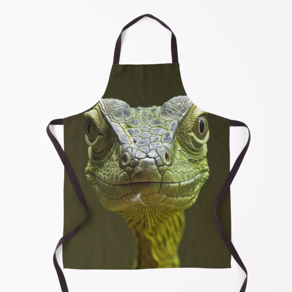 Item preview, Emerald Gaze: The Regal Reptile Portrait designed and sold by EtherealEchoes.