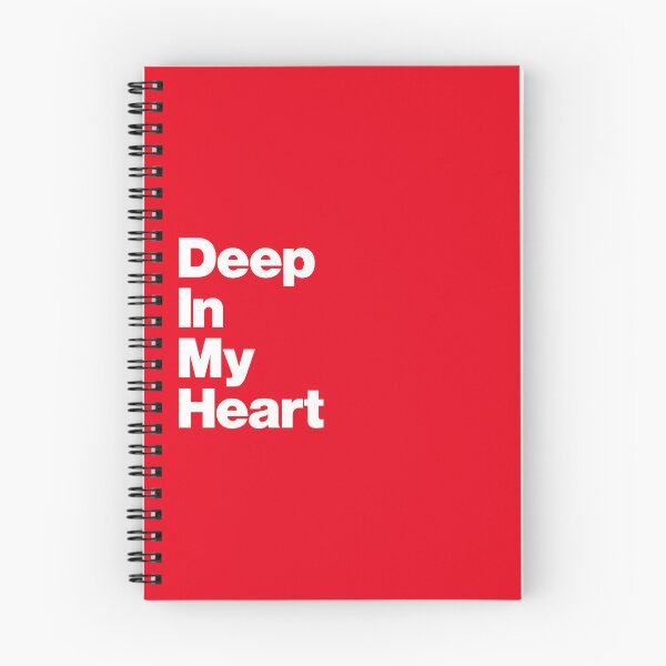 Item preview, Deep In My Boro Heart White On Red designed and sold by Logo-A-GoGo.