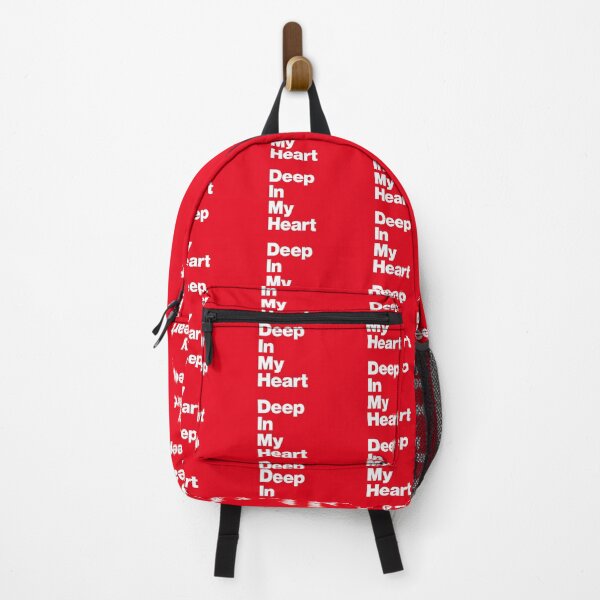 Item preview, Deep In My Boro Heart White On Red designed and sold by Logo-A-GoGo.
