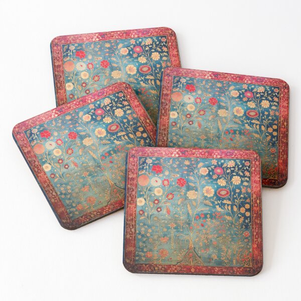 Item preview, Vintage Persian Floral Rug designed and sold by GrinGalore.