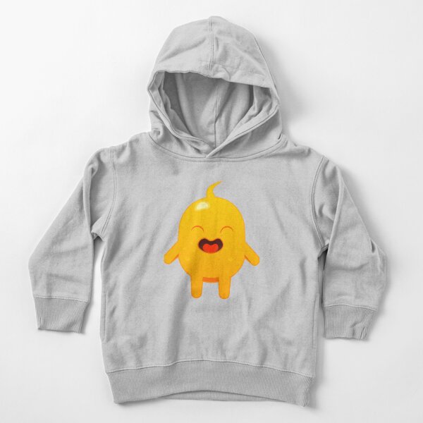 Happy cute smiling face, Burntboo Toddler Pullover Hoodie