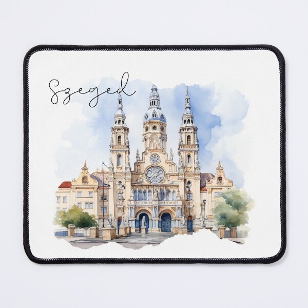 Item preview, Szeged watercolor picture architectural splendor designed and sold by Anna Sacha.