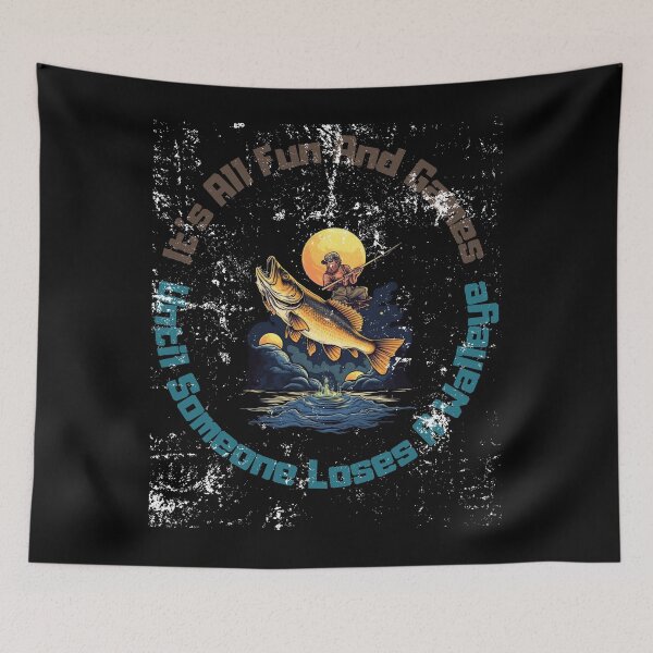 Item preview, It's All Fun and Games Until Someone Loses a Walleye Funny Fishing Family Friends Trip designed and sold by LuNkyRose.