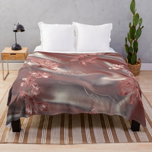 Item preview, Salmon and cherry blossom satin texture designed and sold by Fantasyplus.