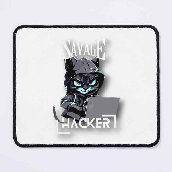 Item preview, Savage Hacker Cat designed and sold by Sunny Rathor.