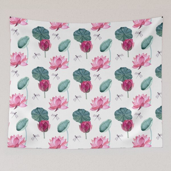 Item preview, World of Cranes and Lotuses designed and sold by stylebytara.