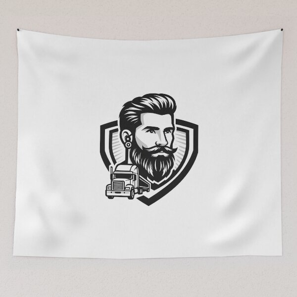 Item preview, Beard man for handsome and fashionable persons designed and sold by vectorillus.