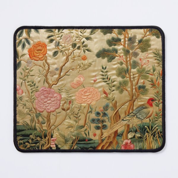Item preview, Silk Floral Birds Carpet designed and sold by GrinGalore.