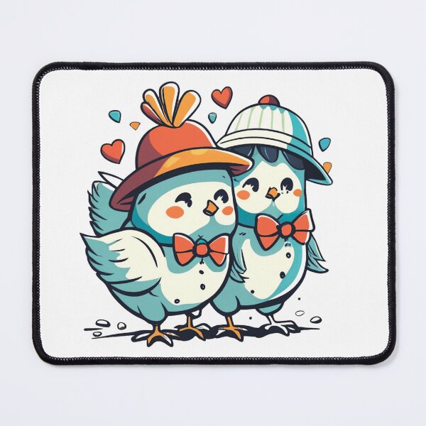 Item preview, Chickens in love. Heart designed and sold by MagelliShop.