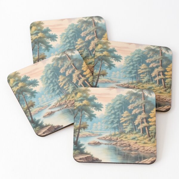 Item preview, Dawn's Gentle Caress on the Forest River designed and sold by Vitalka-uk.