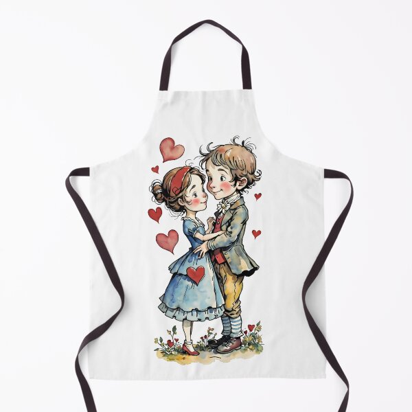 Item preview, Boy and girl in love Valentines day  designed and sold by KawaiiLlamaShop.