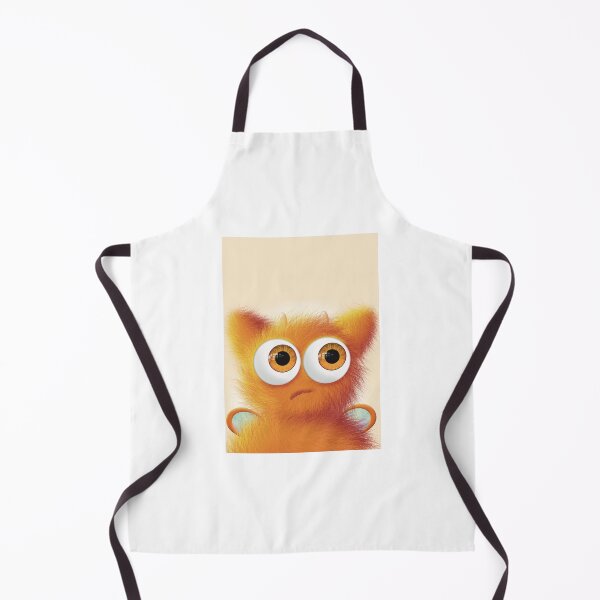 Item preview, Cute Orange Monster with Wings and Horns (portrait) Kids Drawing  designed and sold by written4r7.