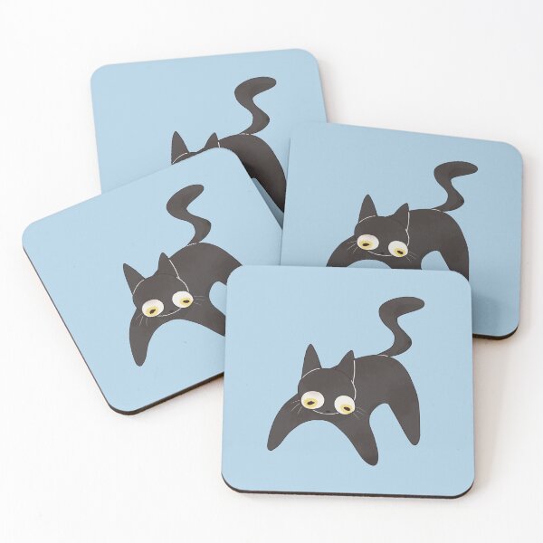 Item preview, arrugar gato negro designed and sold by papercreatyre.