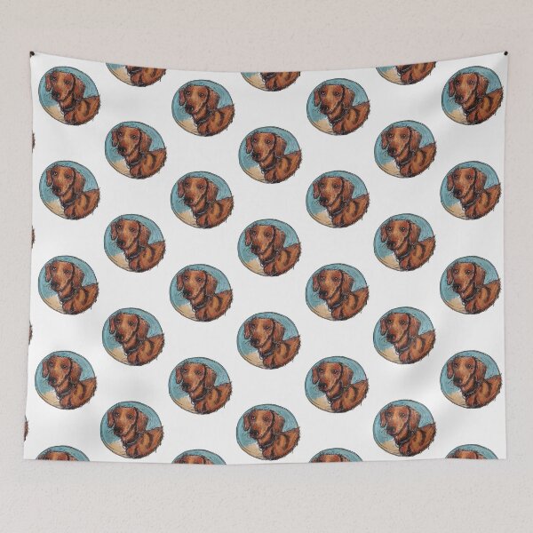 Item preview, Little Tan Dachshund designed and sold by TraceyMackieArt.