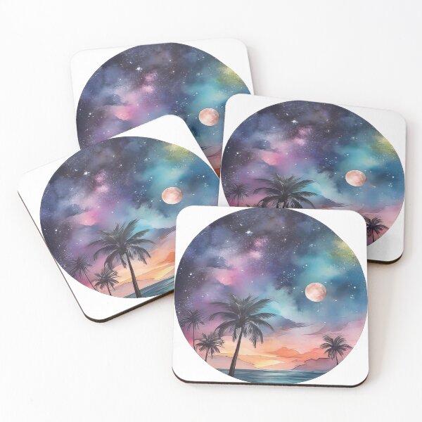 Item preview, Tropical Dreamscape in Watercolor (720) designed and sold by WASjourney.