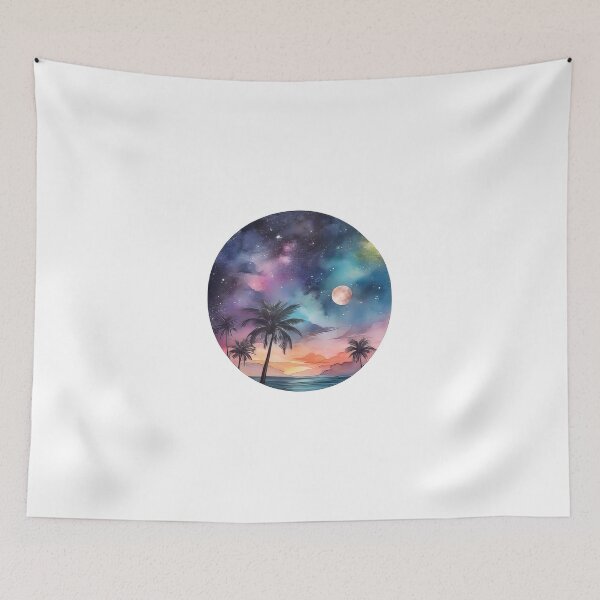 Item preview, Tropical Dreamscape in Watercolor (720) designed and sold by WASjourney.
