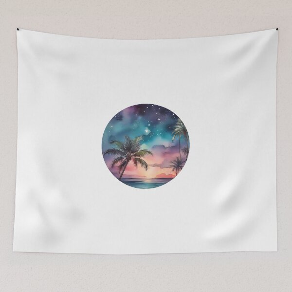 Item preview, Nocturnal Paradise Watercolor (721) designed and sold by WASjourney.