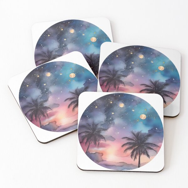 Item preview, Stunning Starry Night in Watercolor (723) designed and sold by WASjourney.