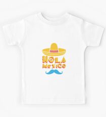 Hola Mexico Cute Cinco De Mayo Cute Gift Idea Kids Tee