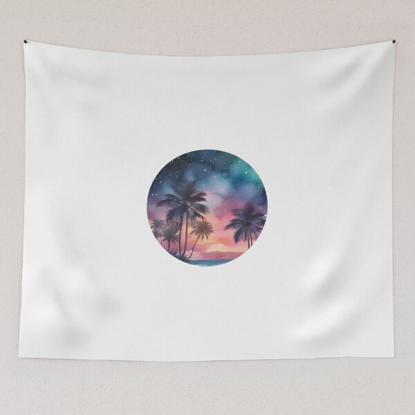 Item preview, Moonlit Palms (724) designed and sold by WASjourney.