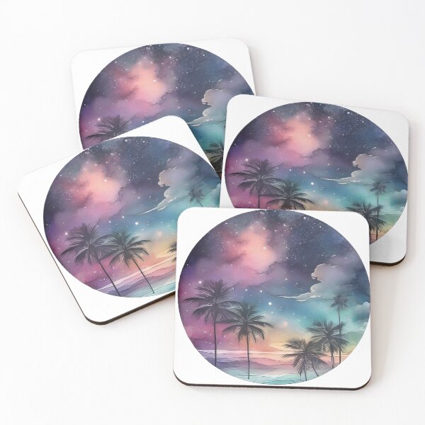 Item preview, Tropical Twilight Watercolor (725) designed and sold by WASjourney.