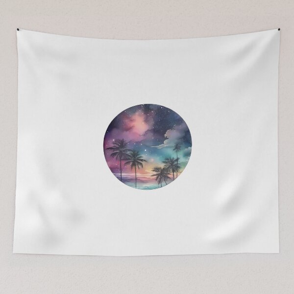 Item preview, Tropical Twilight Watercolor (725) designed and sold by WASjourney.