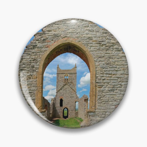 Item preview, Ruins of St Michaels Church on Burrow Mump Somerset designed and sold by Dorset Girl.