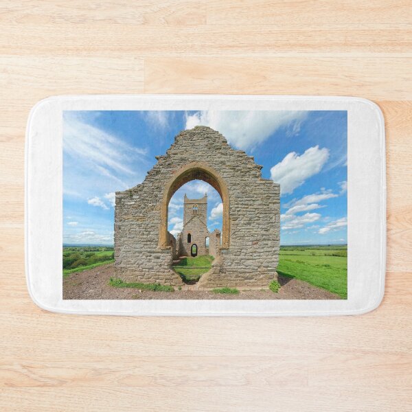 Item preview, Ruins of St Michaels Church on Burrow Mump Somerset designed and sold by Dorset Girl.