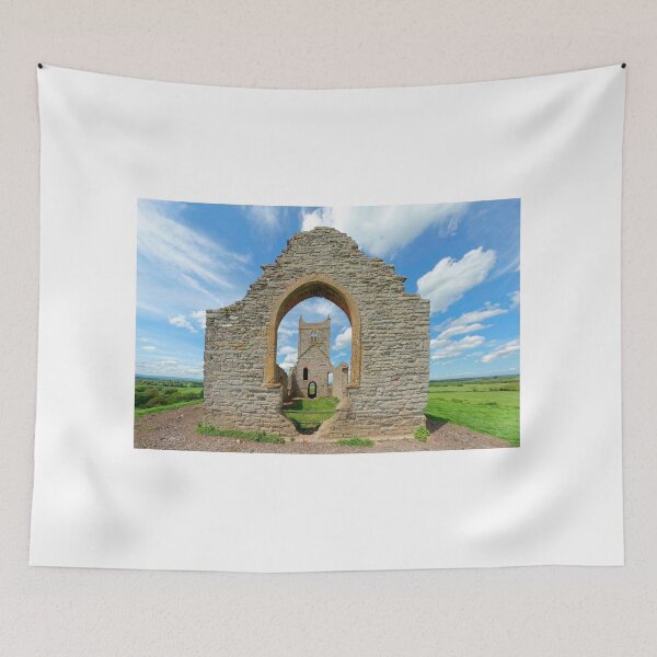 Item preview, Ruins of St Michaels Church on Burrow Mump Somerset designed and sold by Dorset Girl.