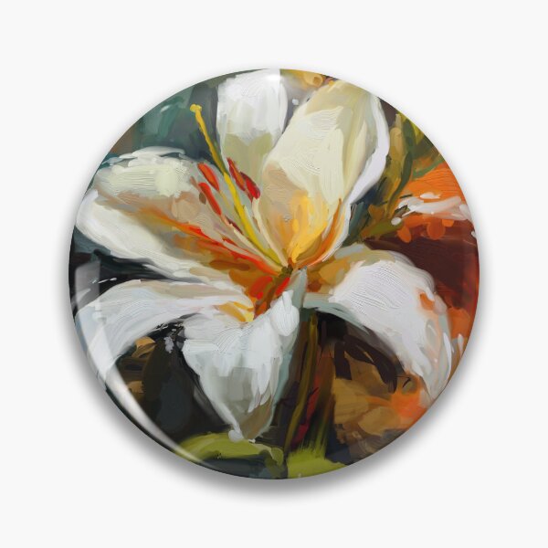 Item preview, White lilies designed and sold by Mikko Tyllinen.
