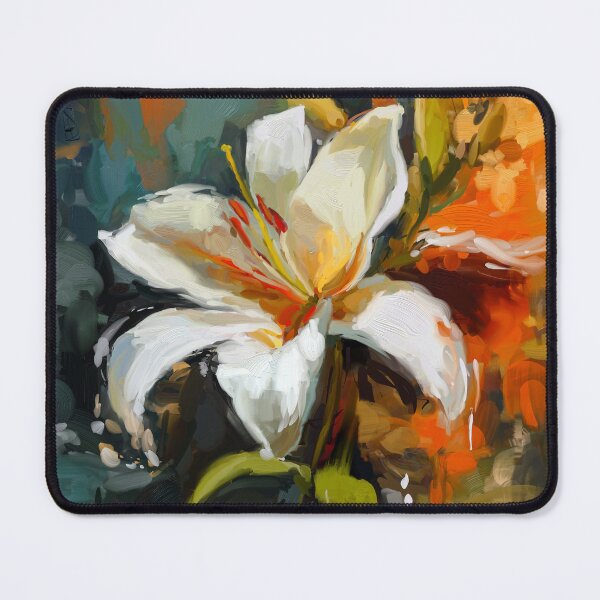 Item preview, White lilies designed and sold by Mikko Tyllinen.